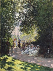 Het Parc Monceau door Claude Monet